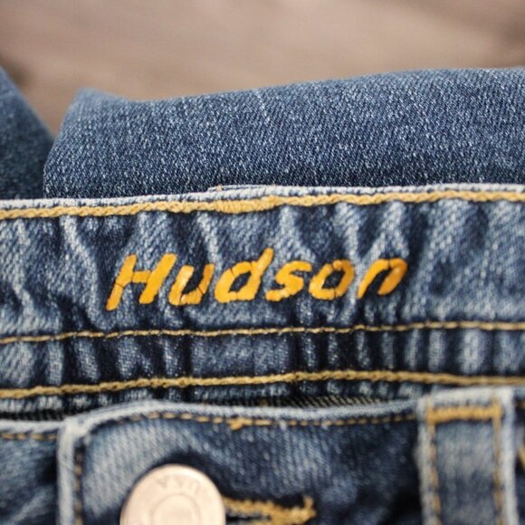 hudson low rise distressed bootcut - Picture 3 of 3